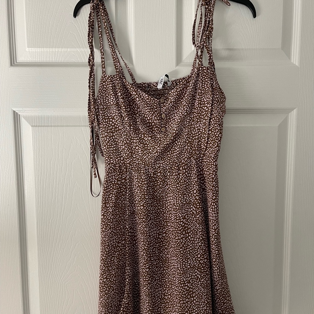 Zara printed dress
